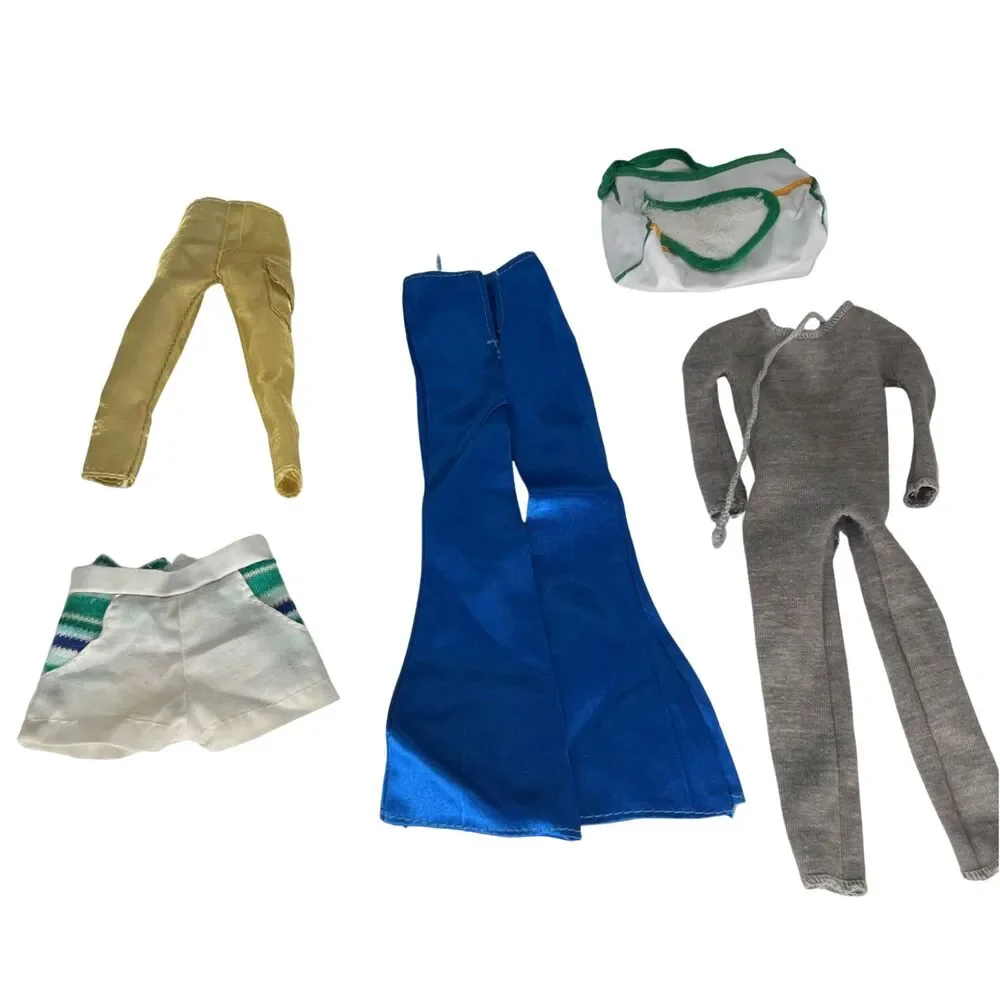 Vintage Fashion Doll & Barbie Clothes - Jacket Shirt Pants Shorts Bag Mixed Lot